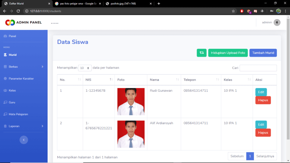 AkuBisa Admin Panel