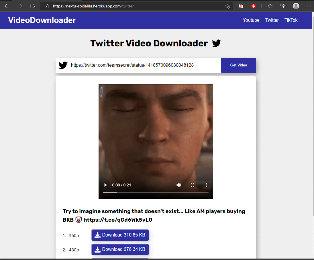 Social Video Downloader